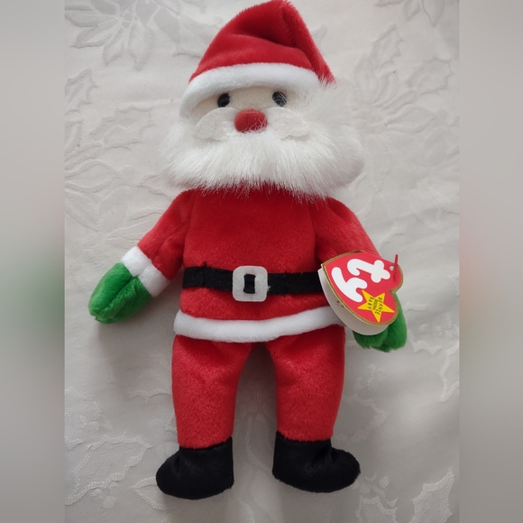 Ty Beanie Babies Collection Handmade Original Red Santa